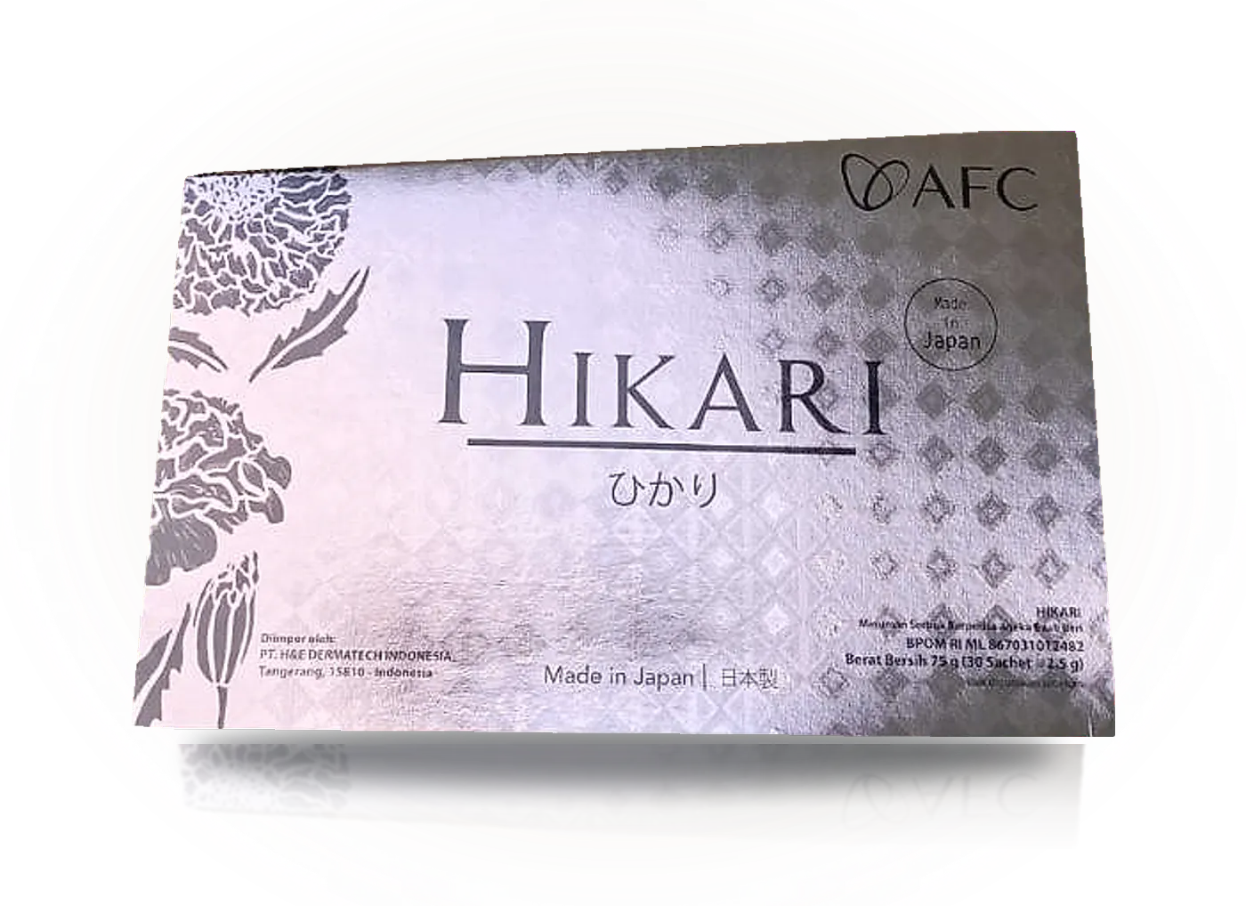 Ilustrasi kemasan Hikari